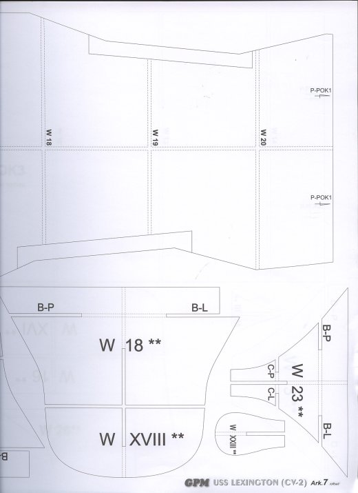 美国航母Essex艾塞克斯船模平面图纸缩略图